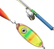 LED Fishing Lures - LED Underwater Fishing Light - Eye Shaped Waterproof Flasher Lamp for Night Boat Saltwater River Marine Crappie Shrimping Gigging