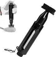 Golf Club Cleaning Brush - Water Bottle with Groove Cleaner | Easy Cleaning Supplies with Retainer Clip | Soft Bristles | Easy Cleaning Supplies with Retainer Clip for Beginners Professionals Outdoor
