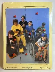 Melissa & Doug Disability Awareness Peg Puzzle Set-Rare-Sealed