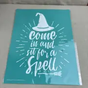 New 2018 Chalk Couture “come Sir For A Spell” Stencil B193152