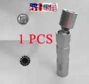 1X 14mm3/8"Drive Magnetic Thin Wall Wobble Spark Plug Sleeve Socket Removal Tool (for: Fiat)