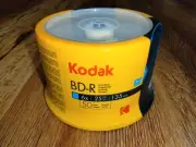 NEW KODAK 25GB Blu-ray Disc BD-R 50 Pack 6x 135 Minutes Recordable