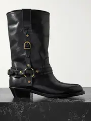 [Isabel Marant] Isabel Marant - Heiko Buckled Leather Boots - Black - FR37 FR37 Black