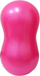 GRIRIW Fitness Exercise Peanut Shaped Balance Ball Burst Yoga Ball for Strength Flexibility Coordination for Home Workouts Gym Use Yoga Pink