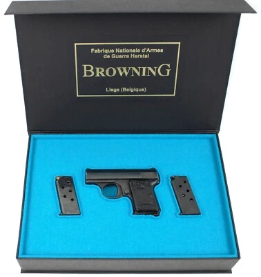 PISTOL PRESENTATION CUSTOM DISPLAY CASE BOX for BROWNING BABY cal. 6,35 .25 acp
