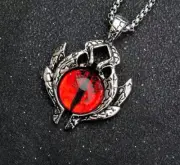 Red Evil Neckalce Eye of Lord Sauron The of Eye Lotr Rings -