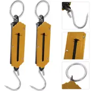 2 Pcs Fishing Weigher Scale for Body Weight Spring Hanging Hook