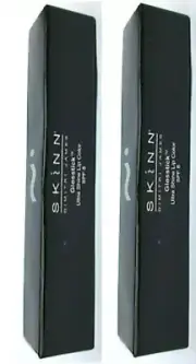 SKINN Cosmetics~Lot/ 2~GLOSSTICK Ultra Shine Lip color~Lipstick gloss~HONEY~ New