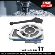 6x5.9" Lockdown CNC Milling Machine Vise .002“Precision Milling Drilling Machine