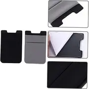 LRXIYODE 2Pcs Stick Cell Phone Wallet Durable Adhesive Pocket for Cards Phone Holder Compatible with Smartphones Convenient Back Patch for Cash and Id