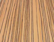 Zebrawood African composite wood veneer 24" x 96" with paper backer 1/40" # EFW