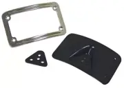 Curved License Plate Mount For Harley Custom Chopper Bobber Rear Fender 13266