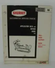Shurhit Application Data Buyer Guide Small Engine Equipment Marine Engines Book