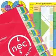 NEC Code Book Tabs 2023, 140 PCS NEC Tabs, Laminated & Color-Coded for Nation...