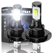 2x H7 LED Headlight Bulbs For Honda CBR1000RR 2005 2006-2016 CBR600RR 2003-2016