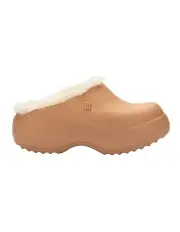 [Melissa Shoes] Free Clog Fluffy Platform Shoe in Beige