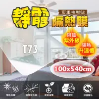 在飛比找momo購物網優惠-【台灣節能膜】靜電隔熱膜 -T73固定尺寸 滿千送工具組《1