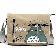 [MiaoDuo] Anime Messenger Bag Women Crossbody Bag Canvas Sling Bag Shoulder Bag Men Backpack Purse Chest Bags Fanny Pack, Khaki