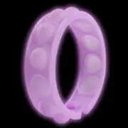 Push Pop Bubble Sensory Wristband Glow in The Dark Toy Stress Relief for Kids