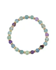 Savvy Cie Gemstone Stretch Bracelet