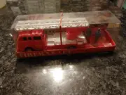 Lucky Quality Toys Fire Truck no.7087 Friction Driven Boxed Original Vtg Toy