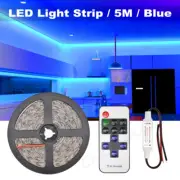 5M Blue LED Waterproof Light Stripl For Christmas Gift / Gaming Computer Desk