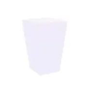 100 Pcs Popcorn Bags White Boxes Decor Food-grade Cardboard Wavy Edge