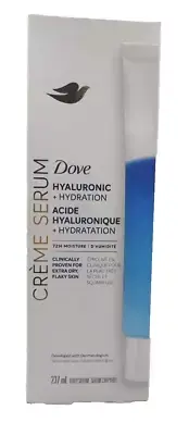 Dove Body Cream Hyaluronic + Hydration for Extra Dry, Flaky Skin 237ml
