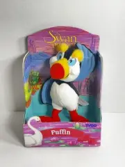1994 The Swan Princess Puffin Plush 8”Figure Odette Friend TYCO New In Box