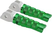 Rear Foot Pegs Compatible with MV Agusta Dragster RIVALE 2014-2016 STRADALE 2015-2016 Motorcycle Passenger Anti-Slip Footrest Pedal Pegs(Green RIVALE)