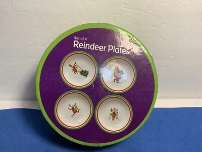 Reindeer 6” Appetizer Plates By Promotional Alliance
