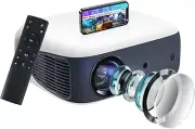 Projector, Native 1080P Bluetooth Projectors, Portable Outdoor Movie Projector