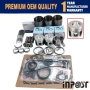 3TNE84 Engine Overhaul Rebuild Kit For Yanmar 3TNE84T 3D84E 3D84N John Deere 790