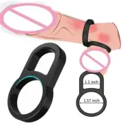 Male-Silicone-Penis-Enlarger-Stretcher Sleeve-Penis-Extender-Girth-Enhancer Ring
