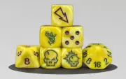 Woodland Elf Dice Set – Custom D6 for Fantasy Football, RPG & Tabletop Games