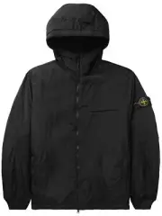 Stone Island Mens Nylon Metal With Primaloft Hooded Jacket X-Large Black - NWT