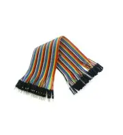 40PCS Dupont wire jumper cables 20cm 2.54MM male to female 1P-1P For Arduino