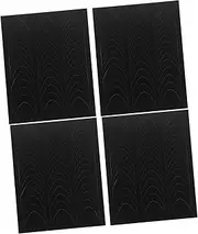 DONFAMDS 4sheets Self-Adhesive French Tip Nail Guides Creative Half-Moon Nail Art Stencils for Manicure Decoration for Beginners Professionals for Daily Use Special Events