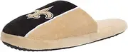 FOCO Mens Dallas Cowboys Big Logo Stripe Slipper SLPNFSTPBLGDC-P