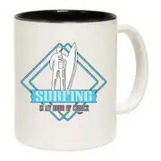 Surfing Is My Choice Mug Cup