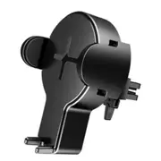 W2 DC 5V 2A 5W Max Output Qi Standard Wireless Charger + Car Vent Phone Holder Mount