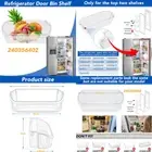 Refrigerator Door Shelf Bin For Frigidaire Kenmore 240356402 AP2549958 240430312