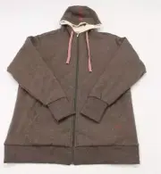 Ariat Jacket Women's Large Brown Sherpa Lined Hoodie Full Zip