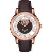 在飛比找PChome24h購物優惠-TISSOT Lady Heart 花朵鏤空機械腕錶-珍珠貝
