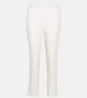 [Brunello Cucinelli] Brunello Cucinelli Pull Up low-rise slim pants AU 16 beige