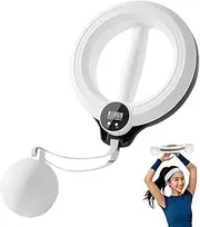 Workout Hoop,360-degree Arm Strength Weighted Sports Training Hoops Lightweight | Smart Waist Exercise Ring Portable Hand-cranked Fitness Equipment for Birthday