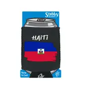 Haiti Country Flag Nationality - Stubby Holder With Base
