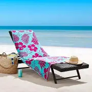Renee Taylor Jacquard Velour Tropicalia Beach Towel 2 Pack