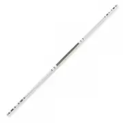 Chrome Competition Light Weight Silver/Black Lotus Wood Jo Staff 50" 4ft Sticks