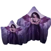 Fantasy Art Mirabella Beautiful Butterfly Girl Towel with Hood